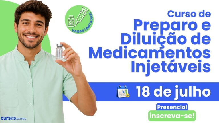 Curso de Preparo e Diluição de Medicamentos Injetáveis