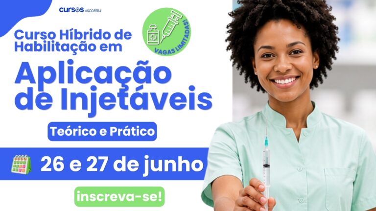 Curso Híbrido de Aplicação de Injetáveis