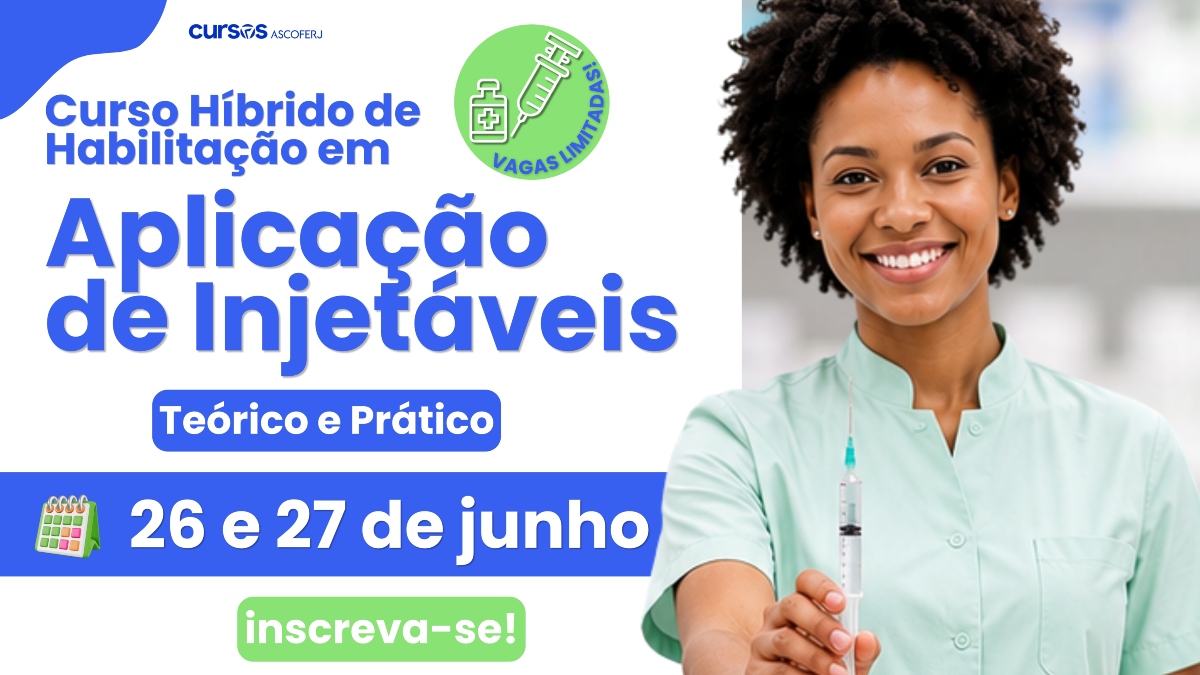 Curso Híbrido de Aplicação de Injetáveis