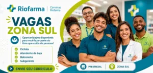 Riofarma abre vagas de emprego na Zona Sul do Rio de Janeiro