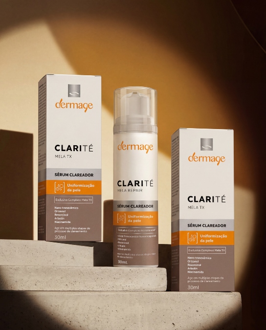 Dermage lança sérum facial clareador com ativo de arroz inédito no mercado brasileiro