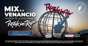 Venancio e Rádio Mix sorteiam 30 pares de ingressos para o Rock in Rio